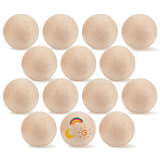 Unfinished Wooden Balls for DIY Craft, Home Decor & Painting Projects, PapayaWhip, 60mm(WOOD-WH0124-161)