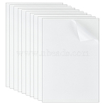 Rectangle PET Self-Adhesive Stickers, for DIY Photo Album Diary Scrapbook Decoration, White, 287x210x0.2mm(DIY-WH0308-664)