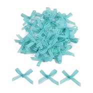 Nylon Costume Accessories, Bowknot, Dark Turquoise, 19x21x2.5mm(DIY-A052-02-14)