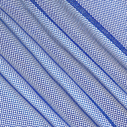 Polyester Mesh Fabric, for Garment Accessories, Royal Blue, 1550x1mm, about 1 yard/pc(DIY-WH0683-60D)