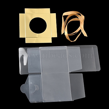 Transparent PET Cupcake Packing Boxes with Paper Base(PL-CBA0AB9-01B)-2