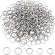 500pcs 5 Style 304 Stainless Steel Split Rings(STAS-UN0026-11)-1