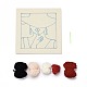 Sexy Girl Punch Embroidery Supplies Kit(DIY-H155-09)-2