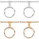 10Pcs 2 Colors Brass Toggle Clasps(KK-BBC0021-22A)-7
