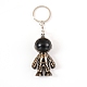 Plastic Astronaut Keychains(KEYC-WH0024-02B)-1