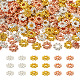 300Pcs 3 Colors Alloy Daisy Spacer Beads(PALLOY-CD0001-11)-2