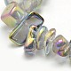 Electroplate Natural Quartz Crystal Chip Beads Strands(G-L153-01)-2