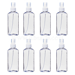 200ml Refillable PET Plastic Spray Bottles, Empty Pump Bottles for Liquid, Clear, 5.3x15.7cm, Capacity: 200ml(6.76 fl. oz)(TOOL-Q024-02C-01)