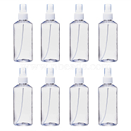 200ml Refillable PET Plastic Spray Bottles, Empty Pump Bottles for Liquid, Clear, 5.3x15.7cm, Capacity: 200ml(6.76 fl. oz)(TOOL-Q024-02C-01)