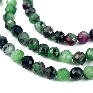 Natural Ruby in Zoisite Beads Strands(X-G-L597-C02-03)-3