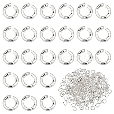 Platinum Ring Sterling Silver Open Jump Rings