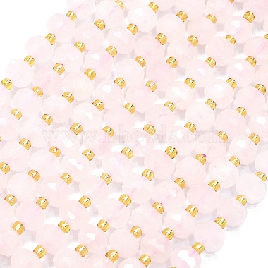 Pink Lantern Rose Quartz Beads