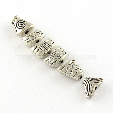 Fish Tibetan Style Alloy Combine Beads(PALLOY-39315-AS-RS)-2