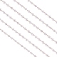 chaînes de perles en zircone cubique transparente(JX589A-01)-1