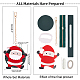 Christmas Theme Imitation Leather Sew on Coin Purse Kit(DIY-WH0033-58C)-2