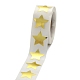 Металлическая фольга в форме звезды бумажные наклейки(DIY-E023-03)-3