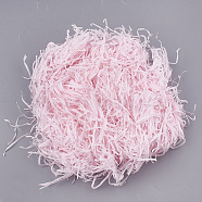Decorative Raffia Tissue Scraps Paper Packing Material, For Gift Filler, Pearl Pink, 2~4mm(X-DIY-Q017-14)