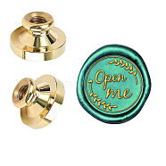 Wax Seal Brass Stamp Head, for Wax Seal Stamp, Word, 25x14.5mm(AJEW-WH0209-681)