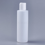 Plastic Press Cap Transparent Bottles, Refillable Bottles, Not Include Bottle Cap, Clear, 4.5x14.8cm(not include bottle cap), Capacity: 200ml(MRMJ-WH0020-03-200ml)