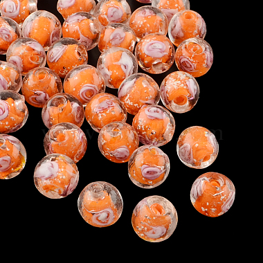 Perles vernissées lumineuses manuelles de fleurs intérieures(X-LAMP-R129-8mm-M)-2