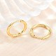 Brass Huggie Hoop Earrings Earrings(KK-CBA8A92-03G)-2