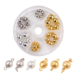 Mixed Color Round Brass Clasps(KK-JP0010-08)