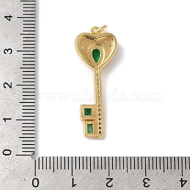 Rack Plating Brass Micro Pave Cubic Zirconia Pendants(KK-U022-16D-02)-3