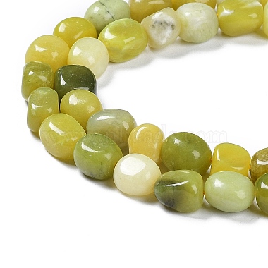 Natural Lemon Jade Beads Strands(G-C038-02G)-4
