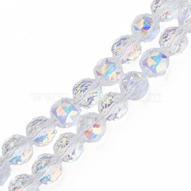 Electroplate Transparent Glass Beads Strands(X-EGLA-N002-34A-C03)-1