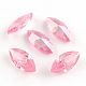 Horse Eye Shaped Cubic Zirconia Pointed Back Cabochons(ZIRC-R009-8x4-08)-1