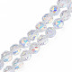 Electroplate Transparent Glass Beads Strands(X-EGLA-N002-34A-C03)-1