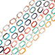 pandahall элита 6 пряди 6 цвета акриловые цепочки-скрепки ручной работы(AJEW-PH0003-92)-1