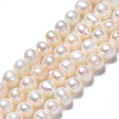 Natural Cultured Freshwater Pearl Beads Strands(PEAR-N013-05C)-3