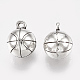 Tibetan Style Alloy Charms(TIBEP-T052-32AS-RS)-2