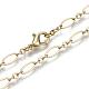 Brass Cable Chains Necklace Making(MAK-S072-16B-KC)-1