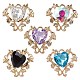 5piezas 5 colgantes de diamantes de imitación de cristal de colores(ALRI-YW0001-20)-1