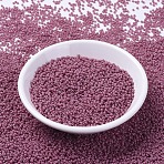 MIYUKI Round Rocailles Beads, Japanese Seed Beads, (RR4487) Duracoat Dyed Opaque Hydrangea, 11/0, 2x1.3mm, Hole: 0.8mm, about 5500pcs/50g(SEED-X0054-RR4487)