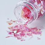 Plastic Candy Sequins/Paillette Chip, UV Resin Filler, for Epoxy Resin Jewelry Making, Orchid, 3~25x2.8~6.5mm(DIY-I019-02H)