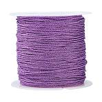 12-Ply Metallic Cord, for Jewelry Making, Medium Orchid, 0.8mm, about 27.34 Yards(25m)/Roll(MCOR-CJ0001-03F)