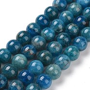 Natural Apatite Beads Strands, Round, 8~9mm, Hole: 1mm, about 45~48pcs/strand, 15.7 inch(G-R446-8mm-11)