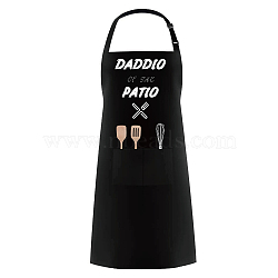 Polyester Apron, Daily Supplies, Rectangle, Tableware Pattern, 770x590mm(AJEW-WH0221-013)