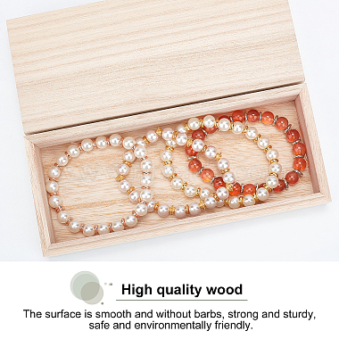 Unfinished Natural Wood Box with Lid(CON-WH0074-89C)-6