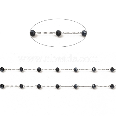 Glass Round Beaded Chains(CHS-B003-04E)-2