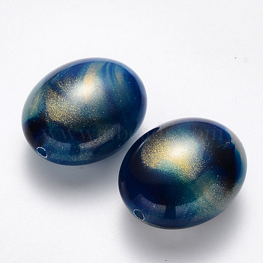 Imitation Gemstone Acrylic Beads(OACR-R075-08A)-2