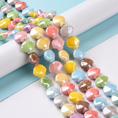 Handmade Porcelain Beads Strands(X-PORC-K003-03)-2