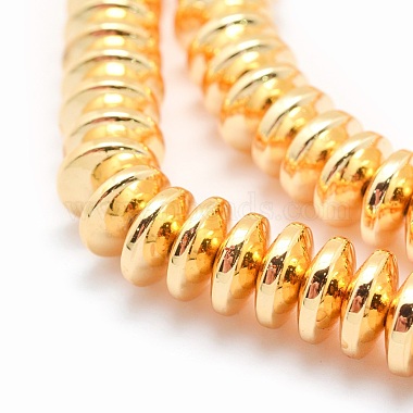 Chapelets de perles en hématite synthétique sans magnétiques(G-L485-05A-G)-2