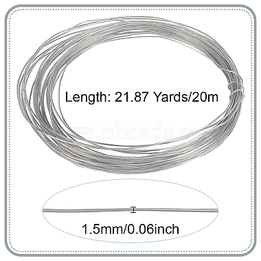 1 Roll 20M Plastic Coated Aluminum Wire(OCOR-BC0007-82B)-2