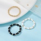 3Pcs 3 Style Glass Seed Beaded Ring(RJEW-JR00591)-3