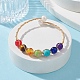 bracelet en perles de pierre et de perles mélangées naturelles et synthétiques(BJEW-JB09646)-2