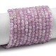 perles de kunzite naturel brins(G-P587-C01-01A)-2